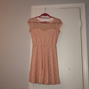 Pale Pink Lace Dress